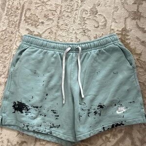 Nike Aqua Shorts with Black and White Details